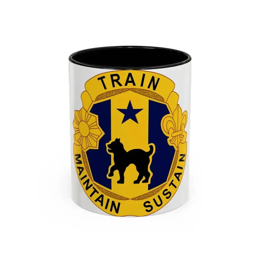 81st Regional Support Cmd DUI (U.S. Army) Accent Coffee Mug 11oz Black - Go Mug Yourself