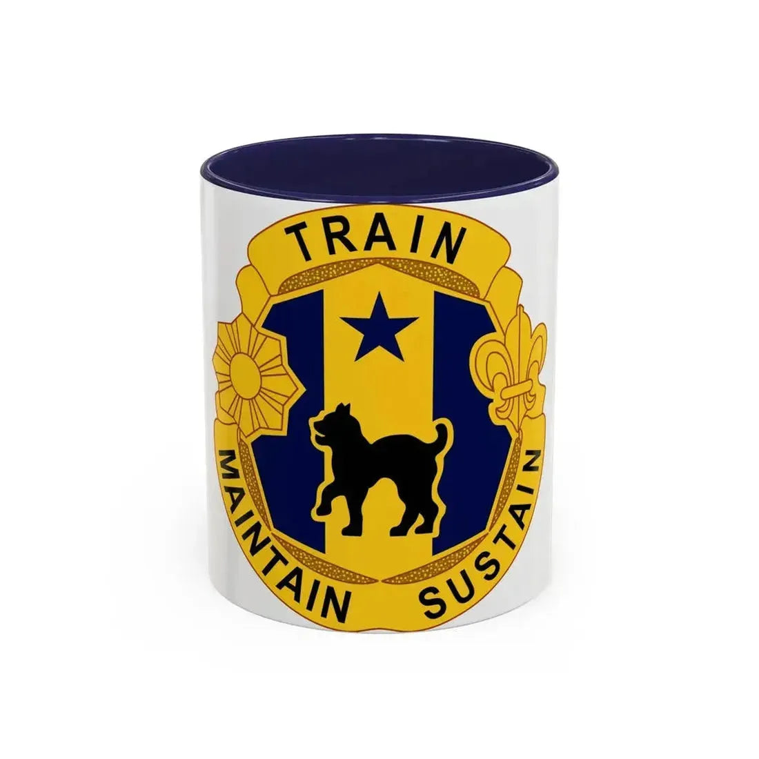 81st Regional Support Cmd DUI (U.S. Army) Accent Coffee Mug 11oz Navy - Go Mug Yourself