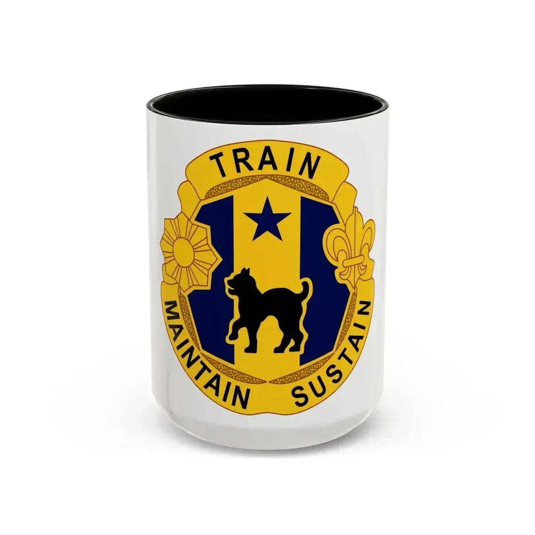 81st Regional Support Cmd DUI (U.S. Army) Accent Coffee Mug 15oz Black - Go Mug Yourself