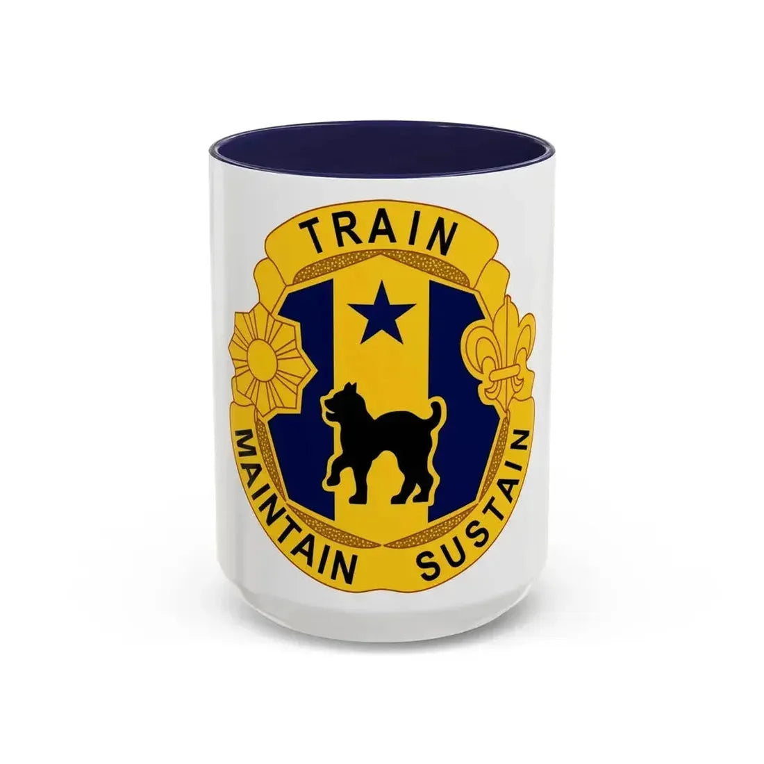 81st Regional Support Cmd DUI (U.S. Army) Accent Coffee Mug 15oz Navy - Go Mug Yourself