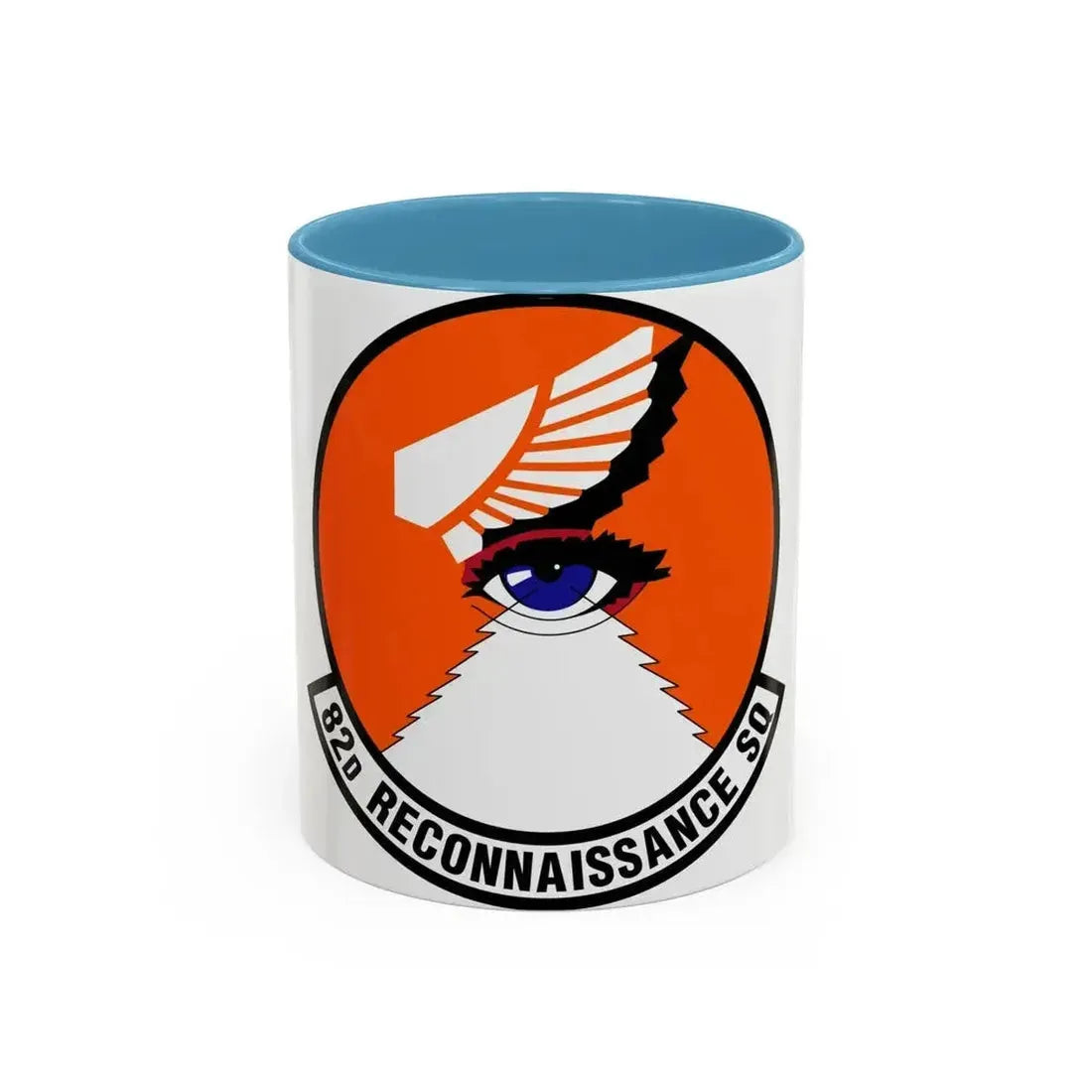 82 Reconnaissance Squadron ACC (U.S. Air Force) Accent Coffee Mug 11oz Light Blue - Go Mug Yourself