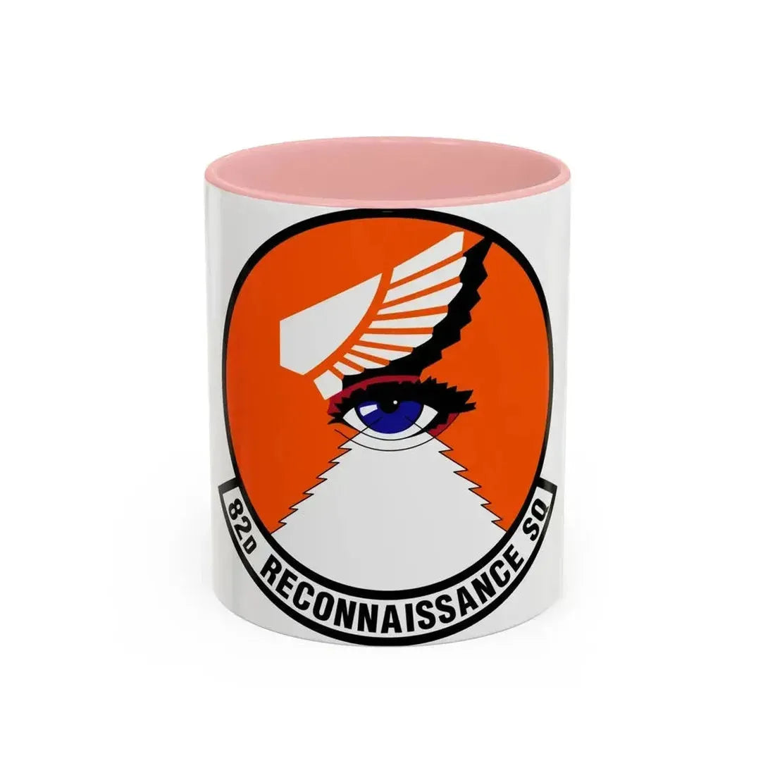 82 Reconnaissance Squadron ACC (U.S. Air Force) Accent Coffee Mug 11oz Pink - Go Mug Yourself