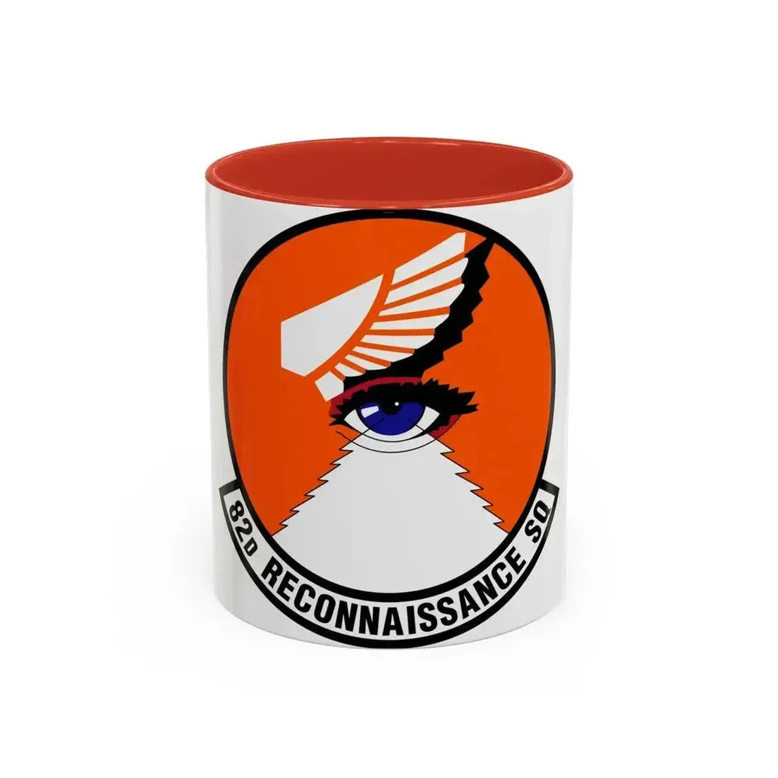 82 Reconnaissance Squadron ACC (U.S. Air Force) Accent Coffee Mug 11oz Red - Go Mug Yourself
