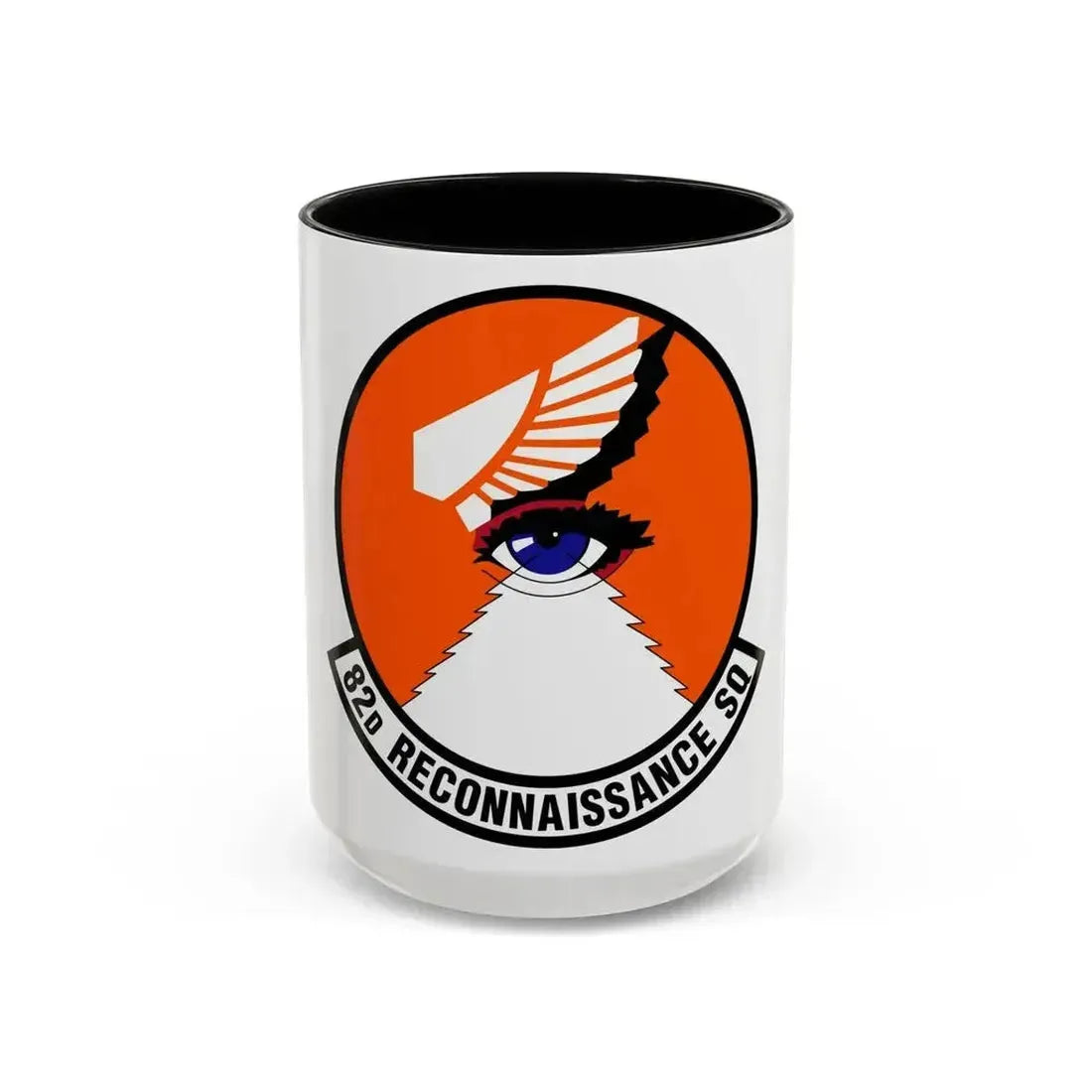82 Reconnaissance Squadron ACC (U.S. Air Force) Accent Coffee Mug 15oz Black - Go Mug Yourself