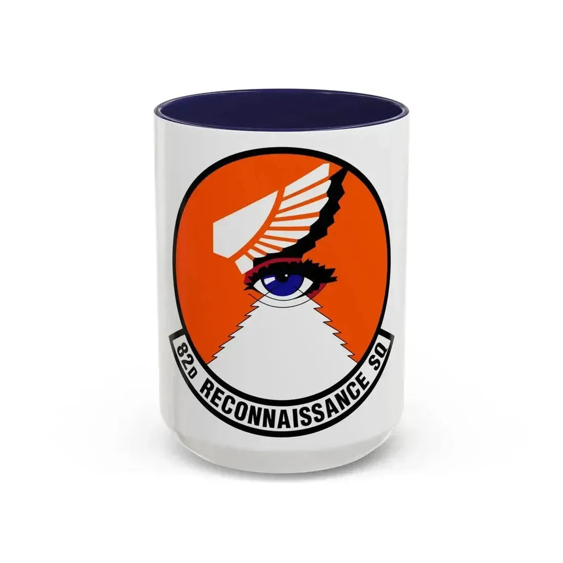 82 Reconnaissance Squadron ACC (U.S. Air Force) Accent Coffee Mug 15oz Navy - Go Mug Yourself