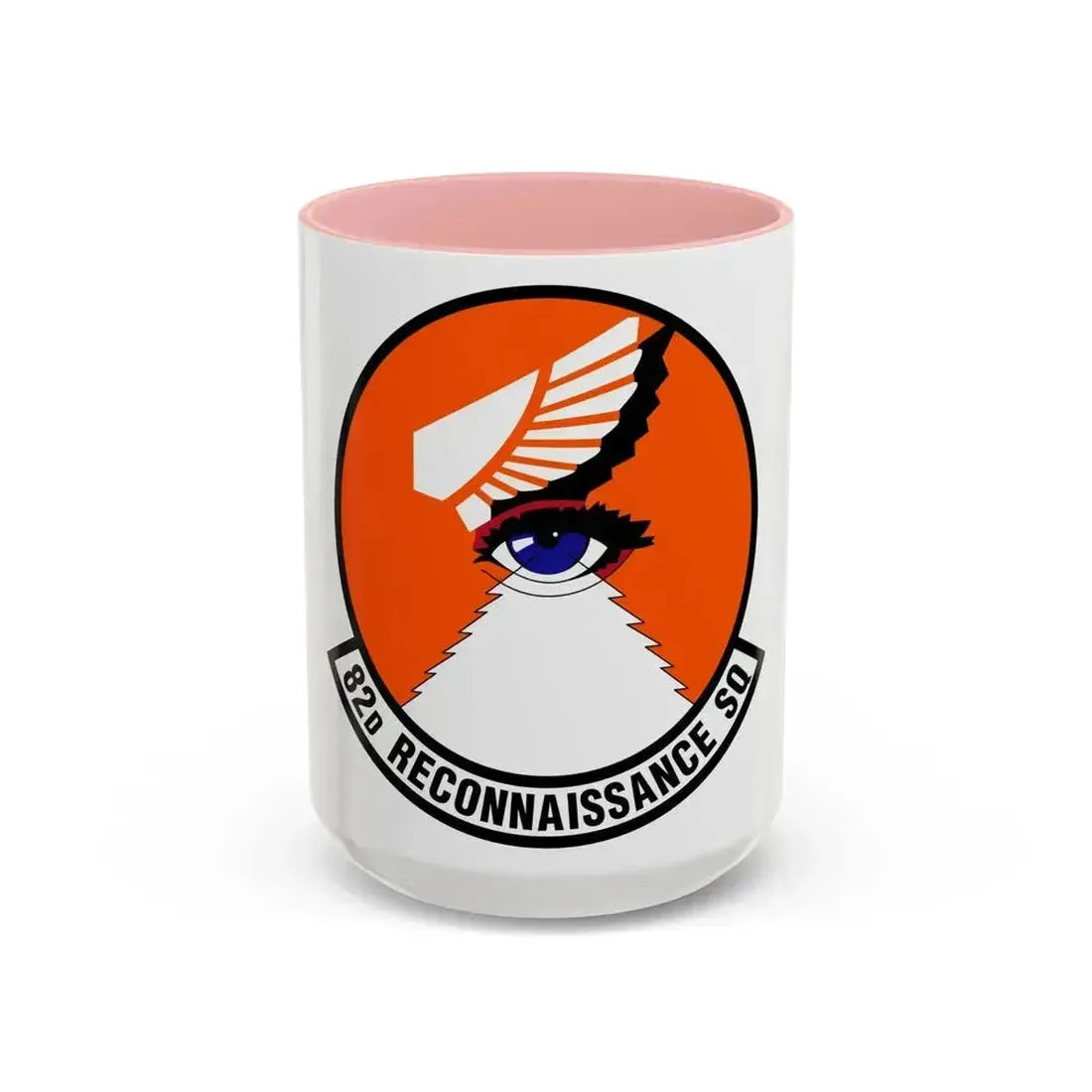 82 Reconnaissance Squadron ACC (U.S. Air Force) Accent Coffee Mug 15oz Pink - Go Mug Yourself