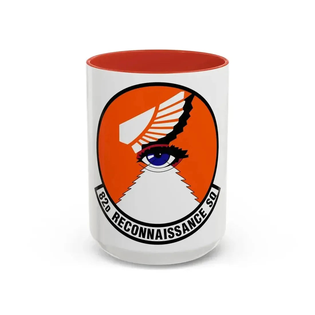 82 Reconnaissance Squadron ACC (U.S. Air Force) Accent Coffee Mug 15oz Red - Go Mug Yourself