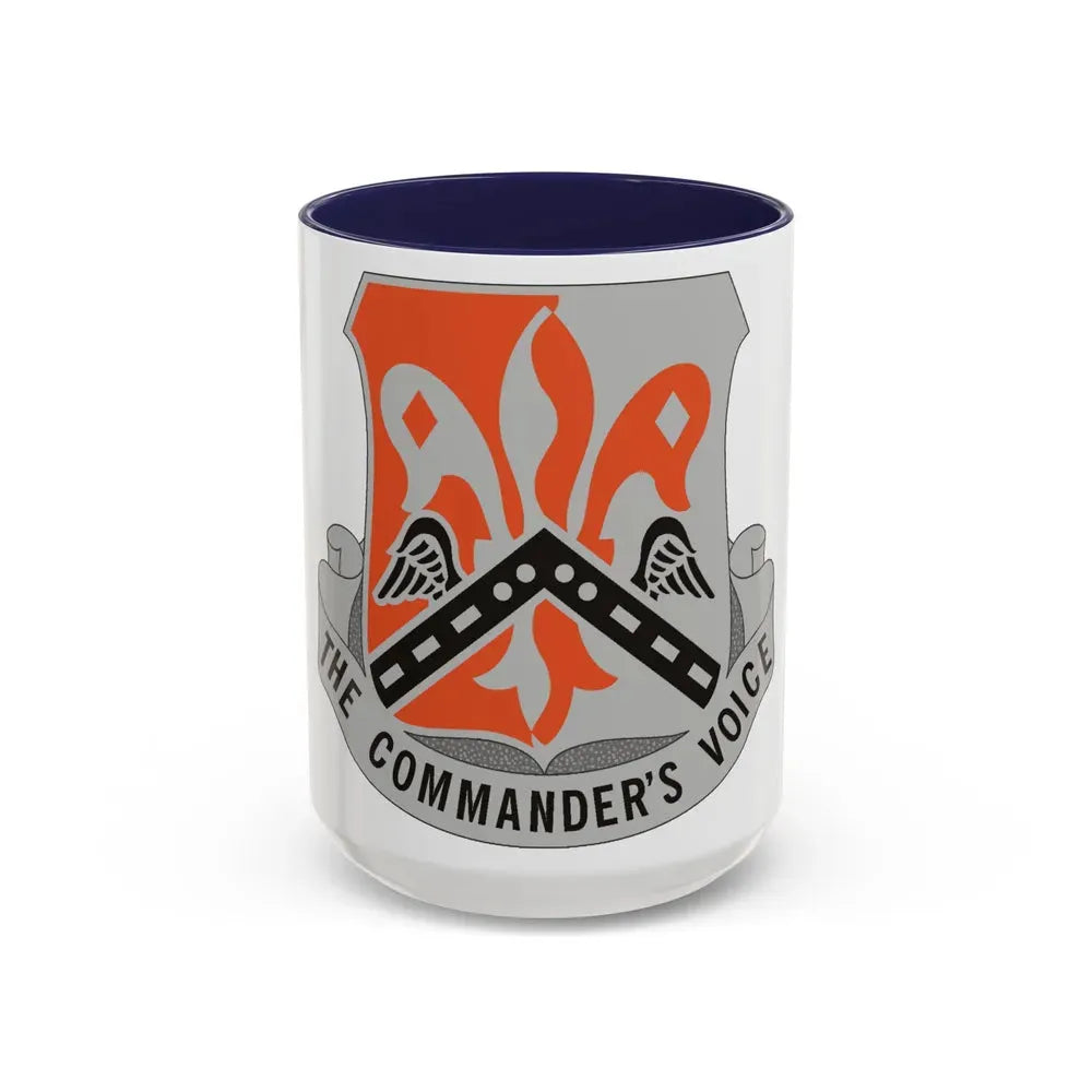 82 Signal Battalion (U.S. Army) Accent Coffee Mug 15oz Navy - Go Mug Yourself