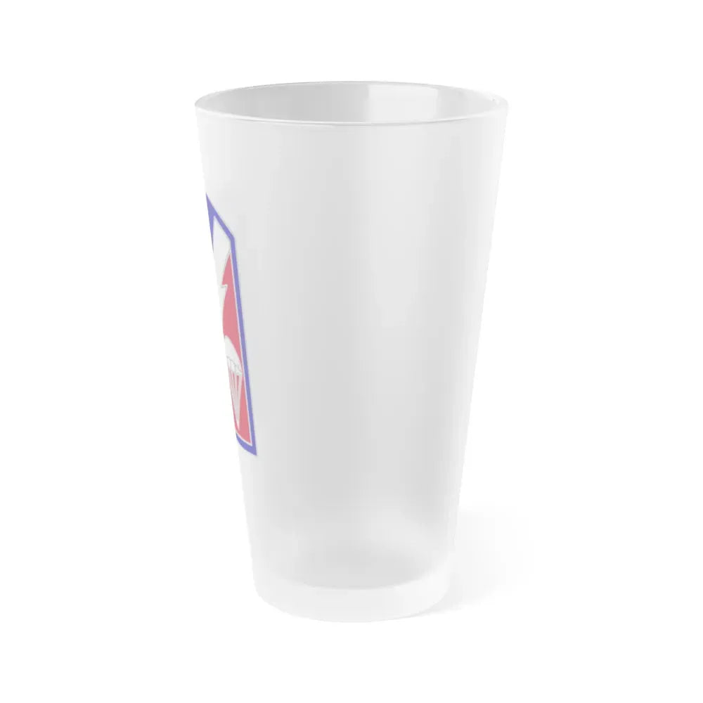 82 Sustainment Brigade (U.S. Army) Frosted Pint Glass 16oz - Go Mug Yourself