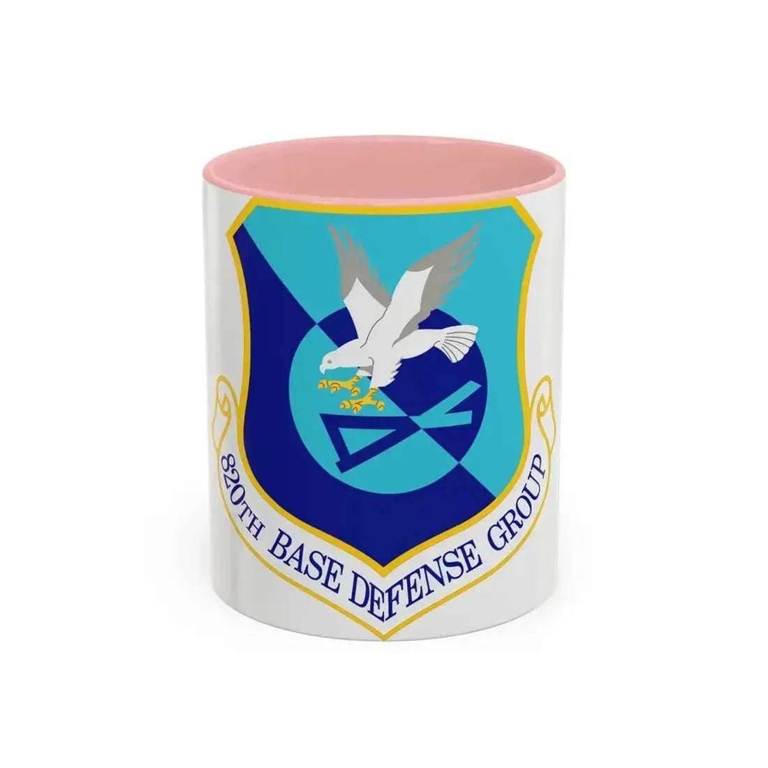 820th Base Defense Group (U.S. Air Force) Accent Coffee Mug 11oz Pink - Go Mug Yourself