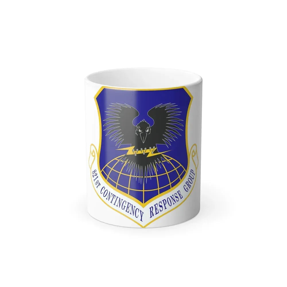821 Contingency Response Group AMC (U.S. Air Force) Color Changing Coffee Mug 11oz - Go Mug Yourself