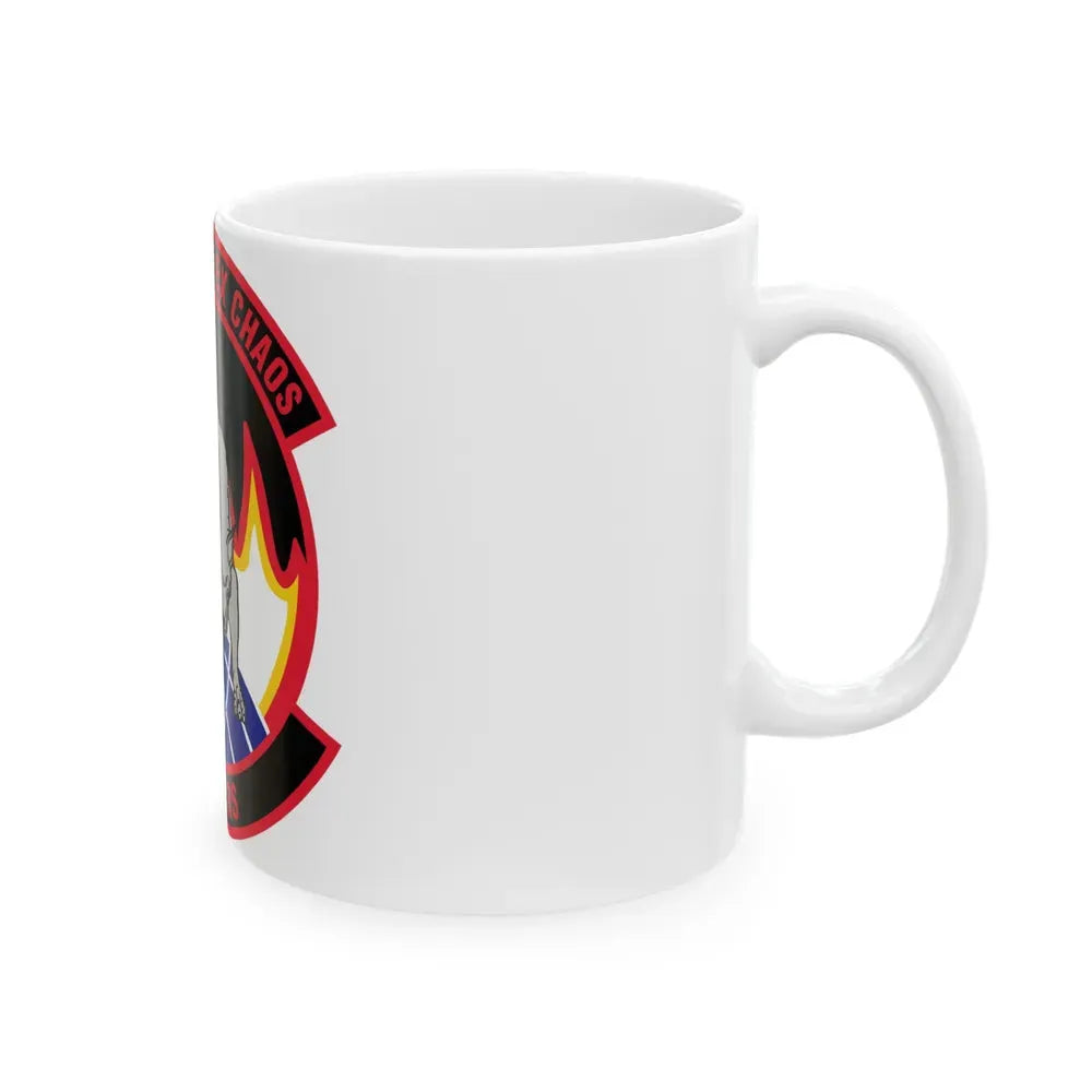821 Contingency Response Sq AMC (U.S. Air Force) White Coffee Mug - Go Mug Yourself