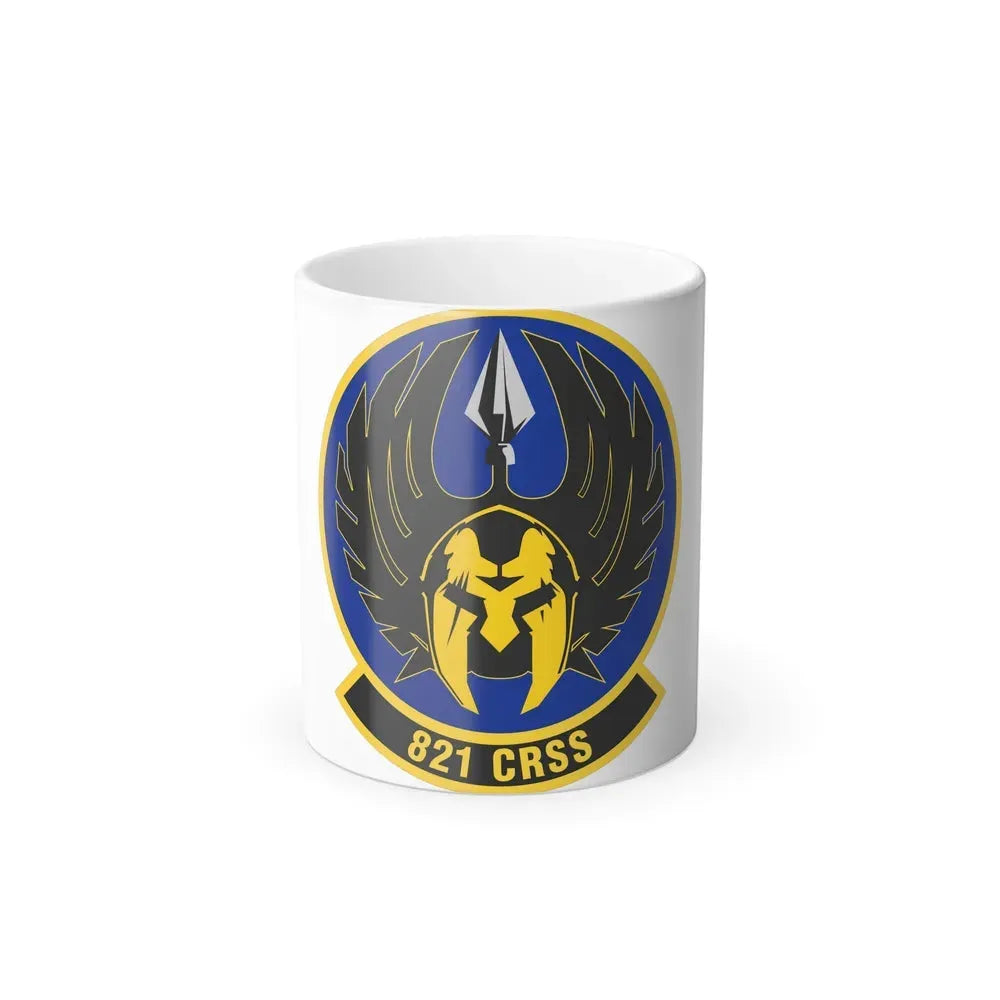 821 Contingency Response Support Sq AMC (U.S. Air Force) Color Changing Coffee Mug 11oz - Go Mug Yourself
