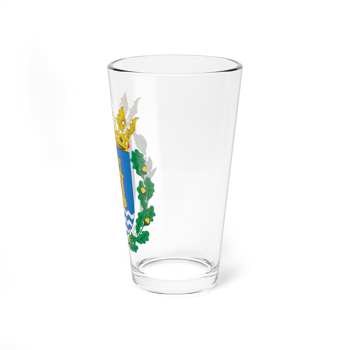 Escudo de Alcalá de Henares alternativo (Spain) (Coat of Arms) Pint Glass 16oz