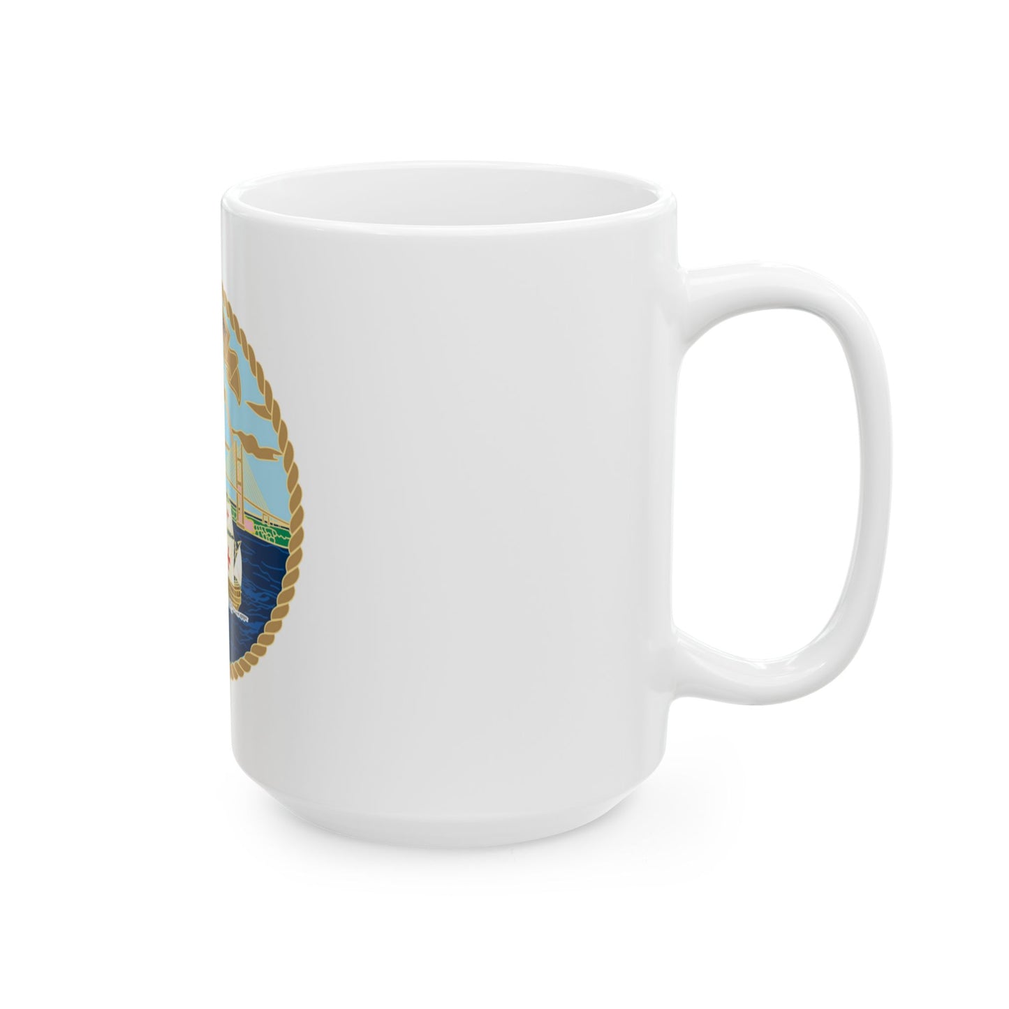USCG Sector Jacksonville Bridge (U.S. Coast Guard) White Coffee Mug