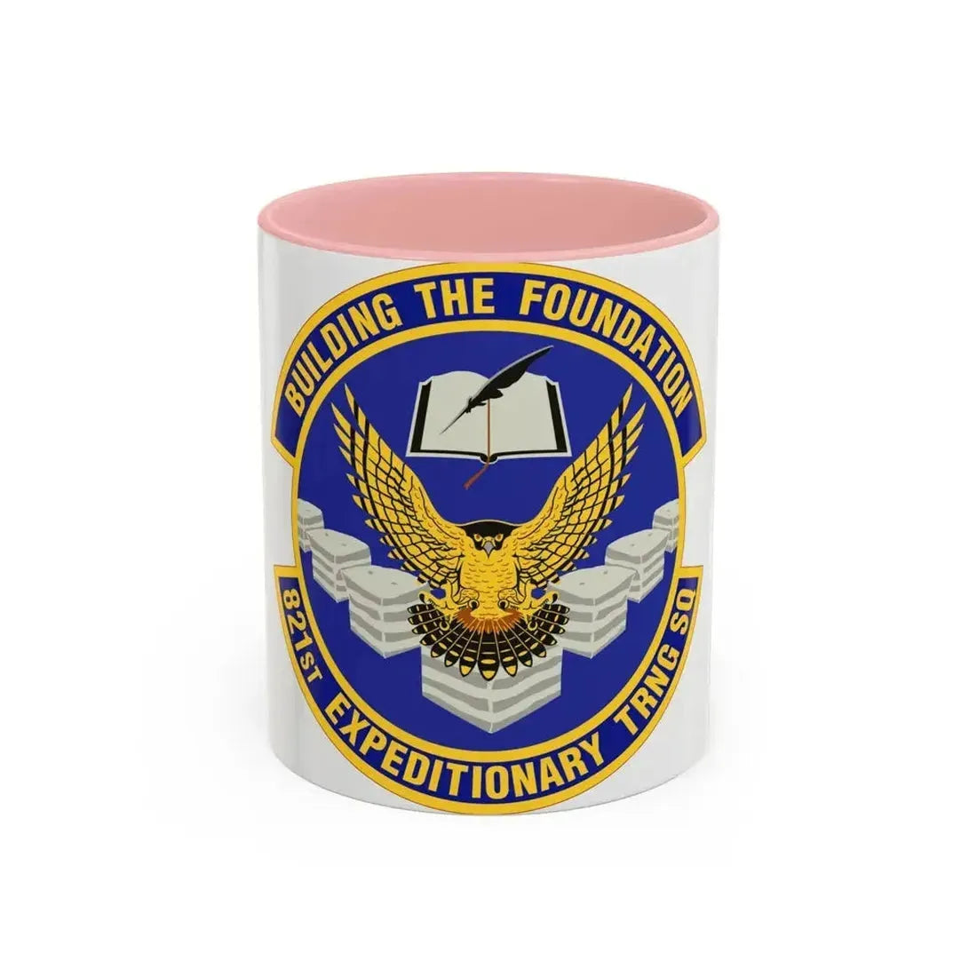 821st Expeditionary Training Squadron (U.S. Air Force) Accent Coffee Mug 11oz Pink - Go Mug Yourself