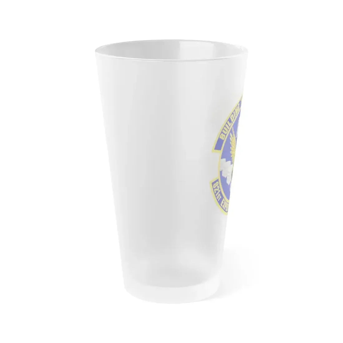 821st Expeditionary Training Squadron (U.S. Air Force) Frosted Pint Glass 16oz - Go Mug Yourself