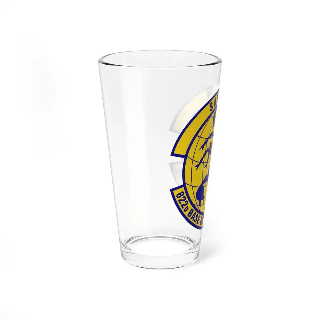 822 Base Defense Squadron ACC (U.S. Air Force) Pint Glass 16oz - Go Mug Yourself