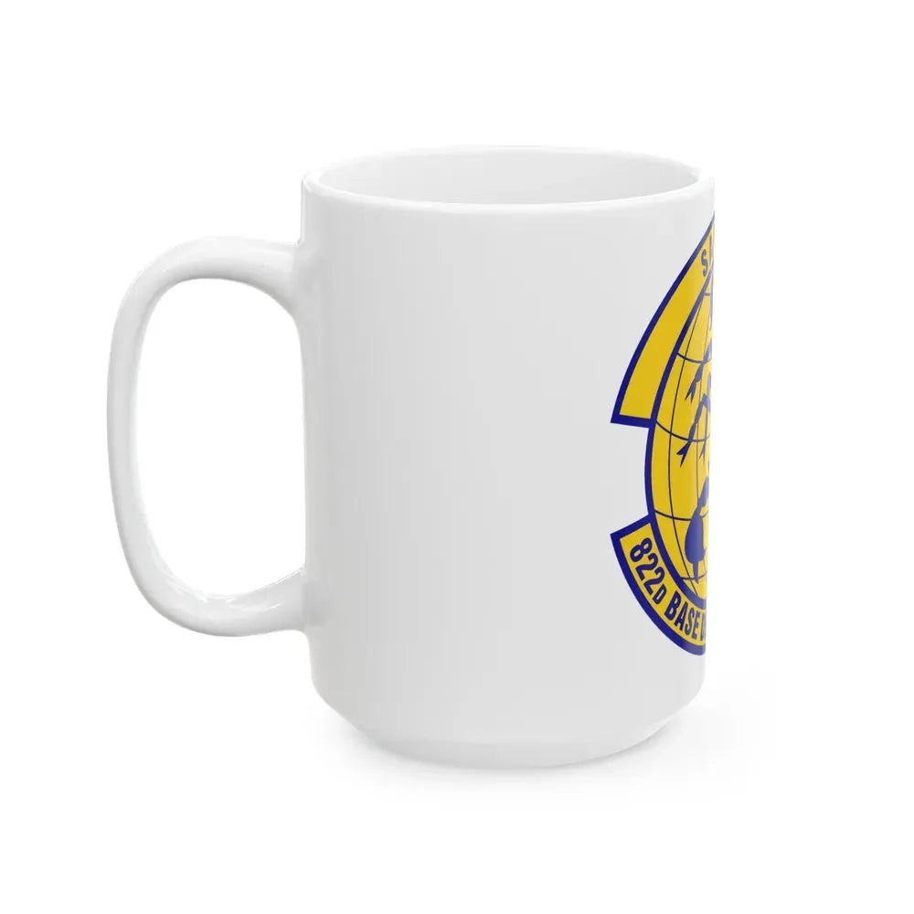 822 Base Defense Squadron ACC (U.S. Air Force) White Coffee Mug - Go Mug Yourself