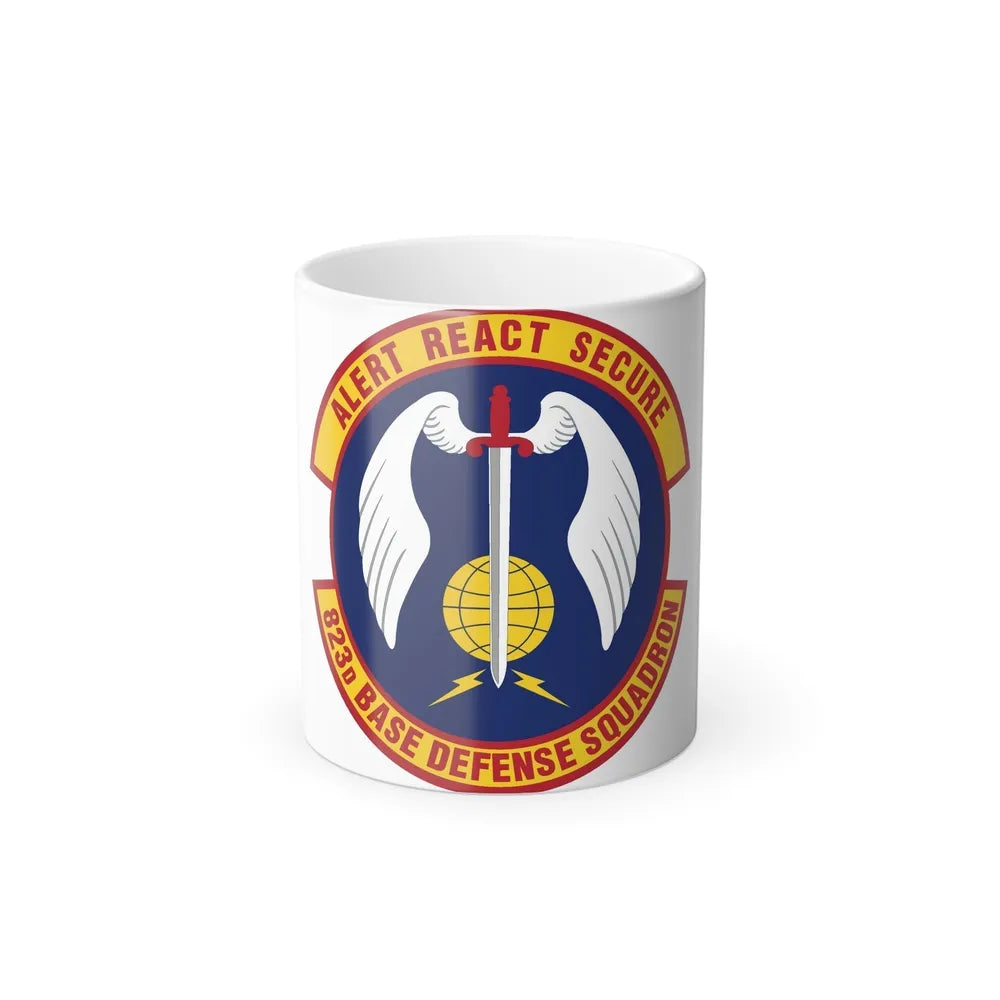 823 Base Defense Squadron ACC (U.S. Air Force) Color Changing Coffee Mug-11oz-Go Mug Yourself