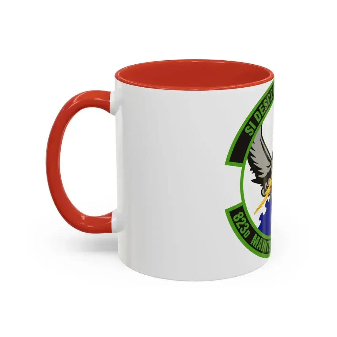 823 Maintenance Squadron (U.S. Air Force) Accent Coffee Mug - Go Mug Yourself