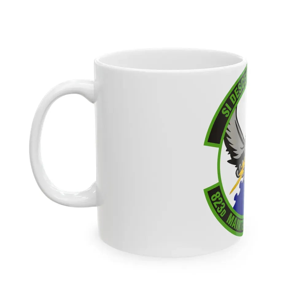 823 Maintenance Squadron (U.S. Air Force) White Coffee Mug - Go Mug Yourself