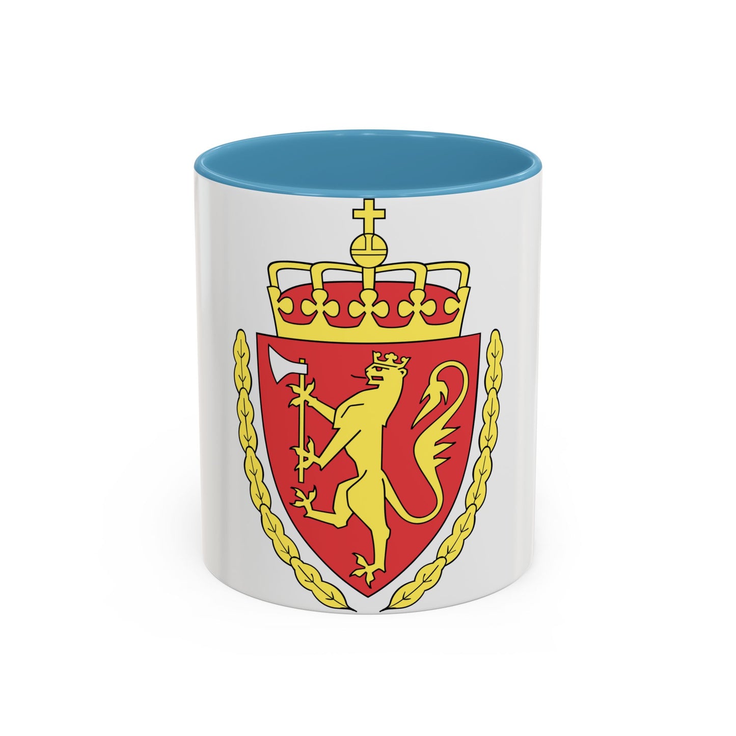Coat of arms of the Norwegian Customs Service - Accent Coffee Mug