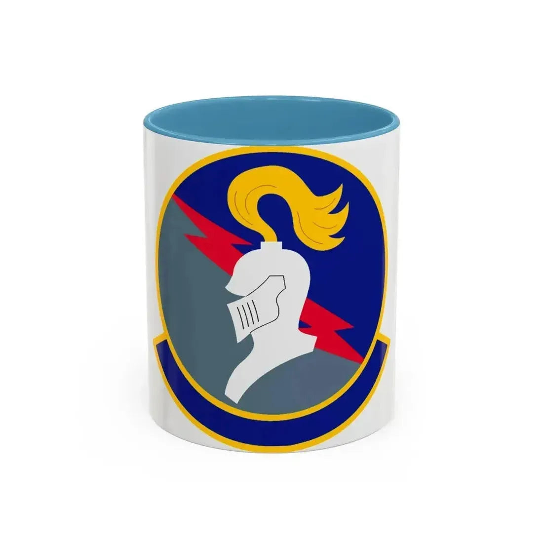824 Base Defense Squadron ACC (U.S. Air Force) Accent Coffee Mug 11oz Light Blue - Go Mug Yourself