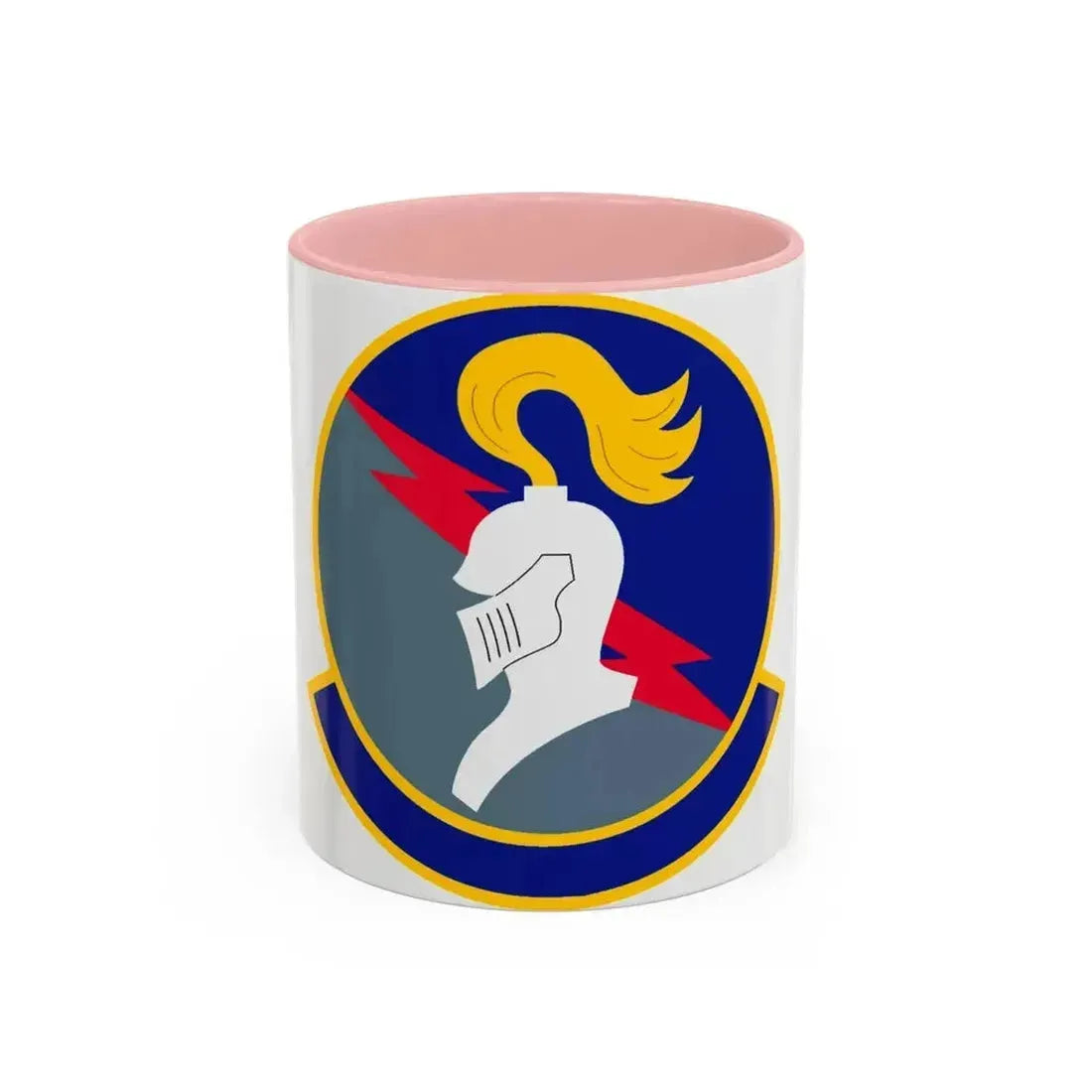 824 Base Defense Squadron ACC (U.S. Air Force) Accent Coffee Mug 11oz Pink - Go Mug Yourself