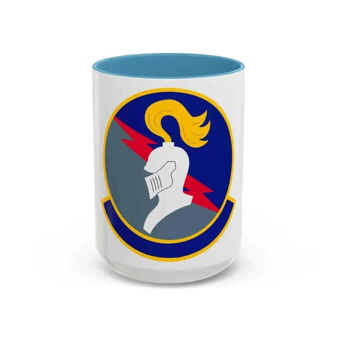 824 Base Defense Squadron ACC (U.S. Air Force) Accent Coffee Mug 15oz Light Blue - Go Mug Yourself