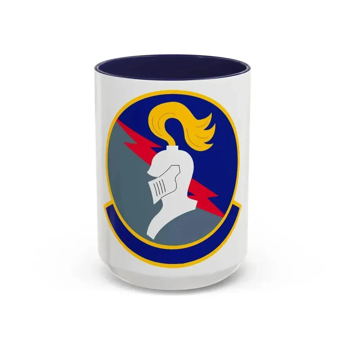 824 Base Defense Squadron ACC (U.S. Air Force) Accent Coffee Mug 15oz Navy - Go Mug Yourself