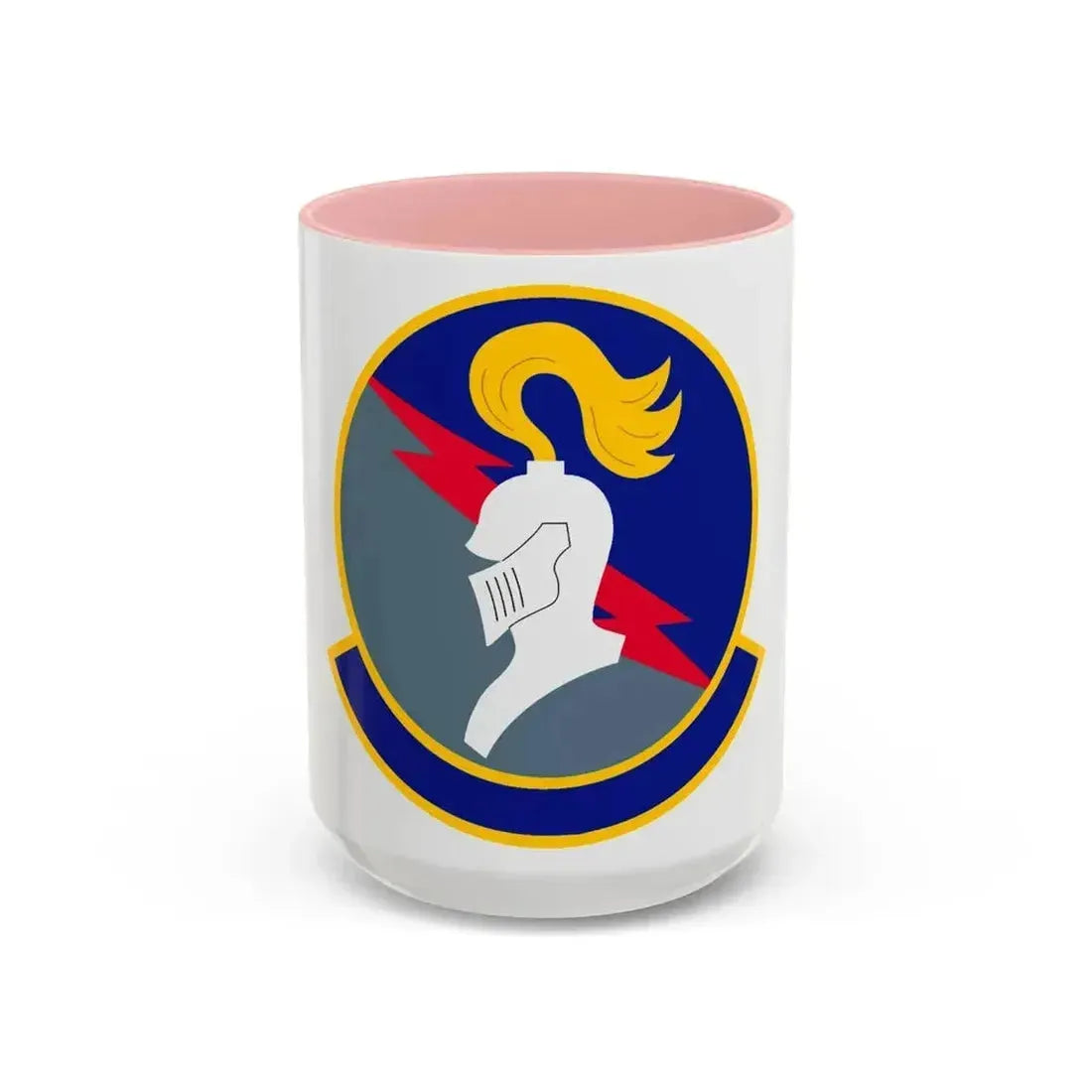 824 Base Defense Squadron ACC (U.S. Air Force) Accent Coffee Mug 15oz Pink - Go Mug Yourself