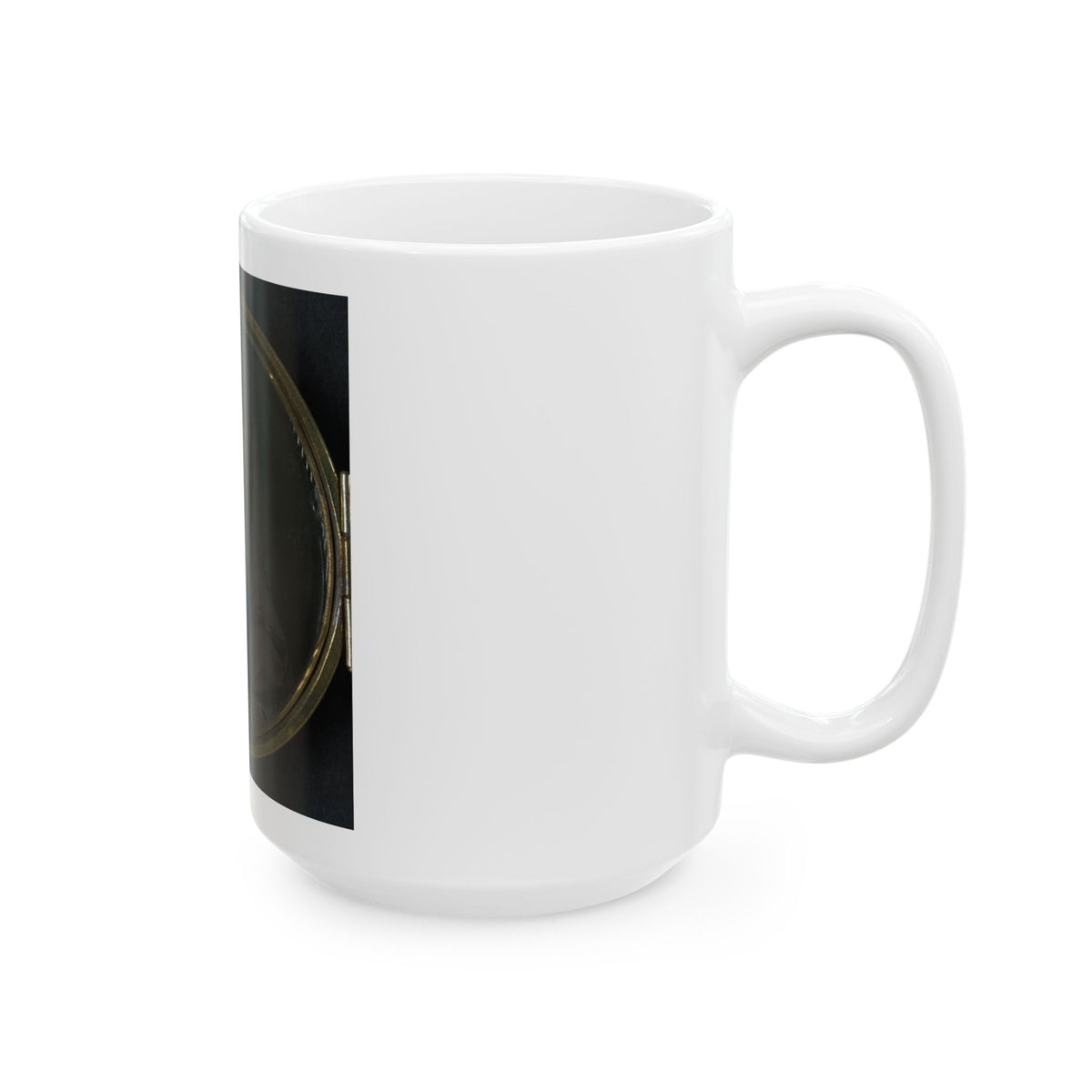 Unidentified Girl Seated In Dress (U.S. Civil War) White Coffee Mug