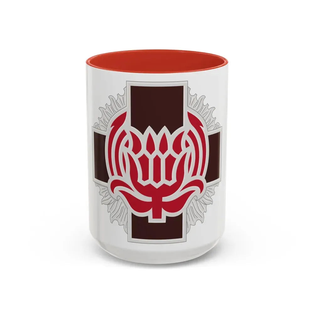 828 Evacuation Hospital (U.S. Army) Accent Coffee Mug 15oz Red - Go Mug Yourself