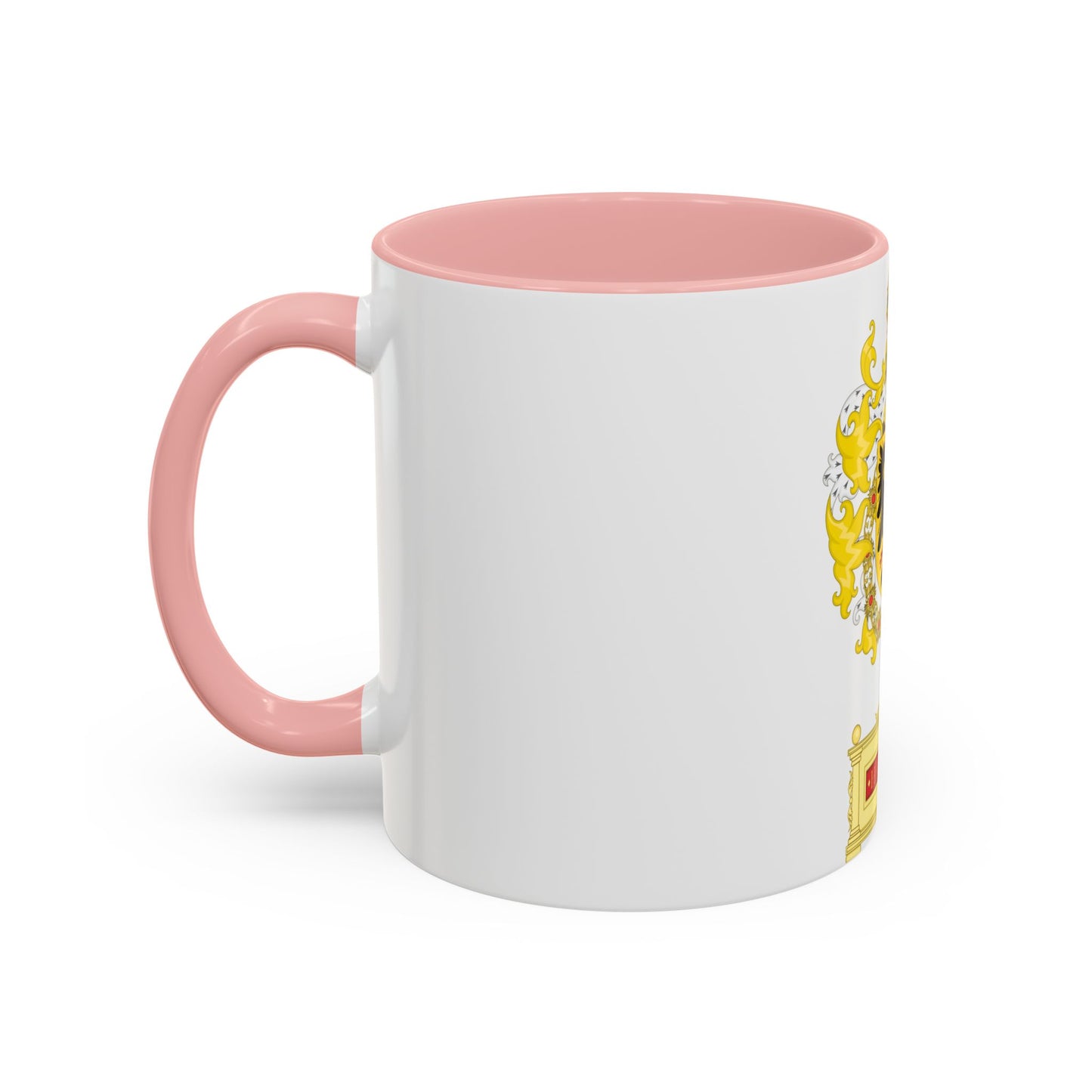 Ornamented Coat of Arms of Maximilian I, Holy Roman Emperor - Accent Coffee Mug
