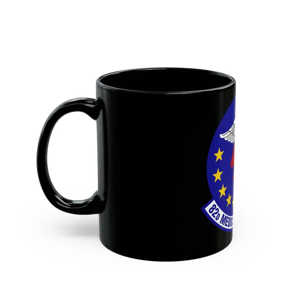 82d Medical Support Squadron (U.S. Air Force) Black Coffee Mug - Go Mug Yourself