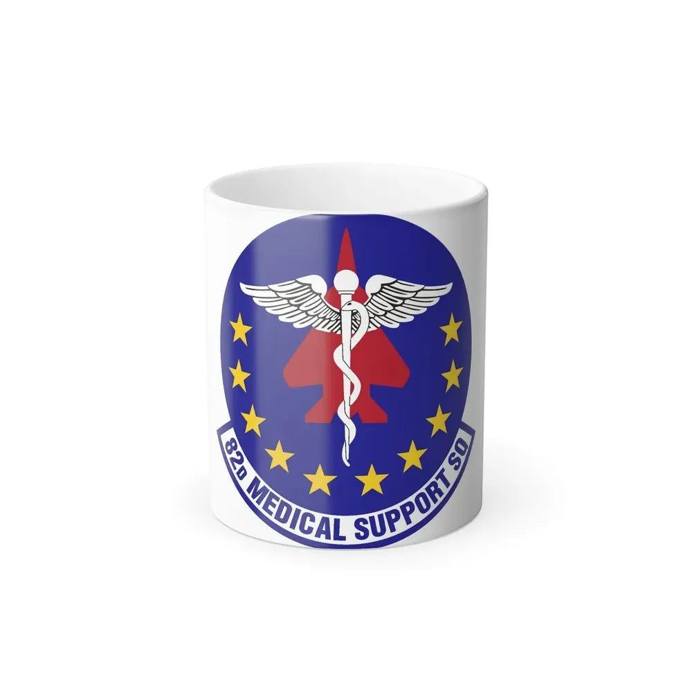 82d Medical Support Squadron (U.S. Air Force) Color Changing Mug 11oz - Go Mug Yourself