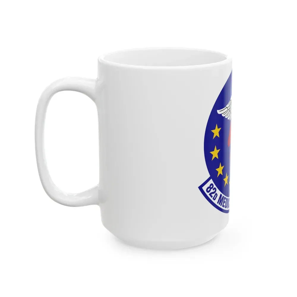 82d Medical Support Squadron (U.S. Air Force) White Coffee Mug - Go Mug Yourself