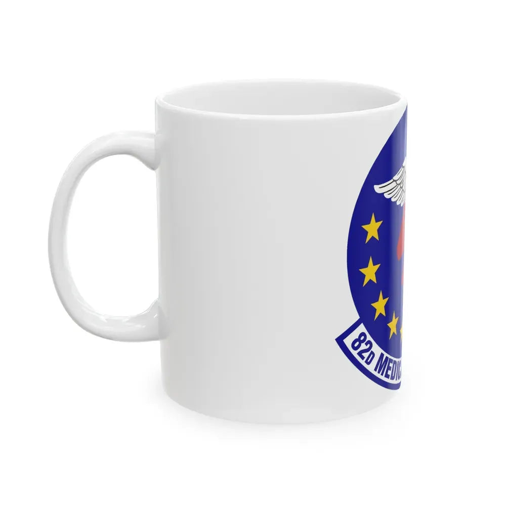 82d Medical Support Squadron (U.S. Air Force) White Coffee Mug - Go Mug Yourself