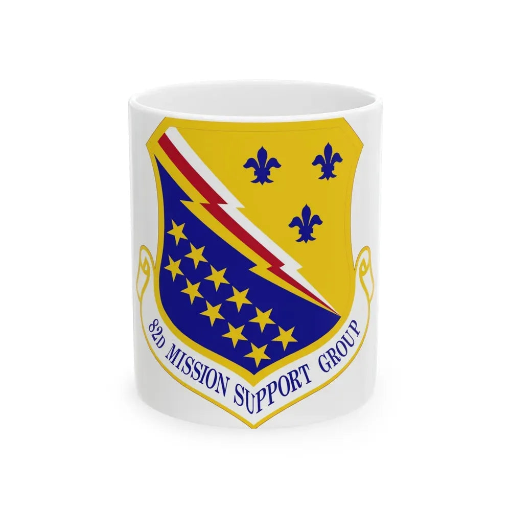 82d Mission Support Group (U.S. Air Force) White Coffee Mug 11oz - Go Mug Yourself