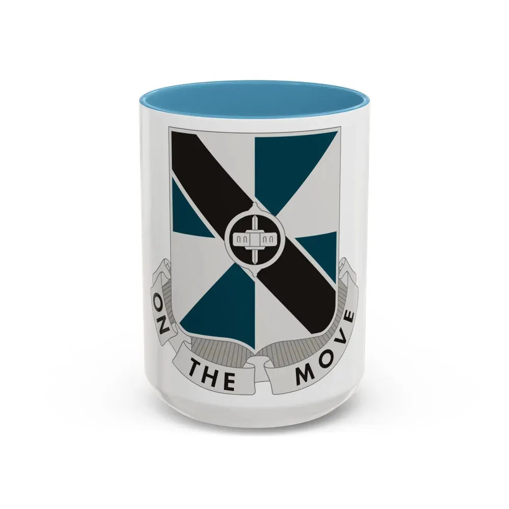83 Aviation Battalion (U.S. Army) Accent Coffee Mug 15oz Light Blue - Go Mug Yourself