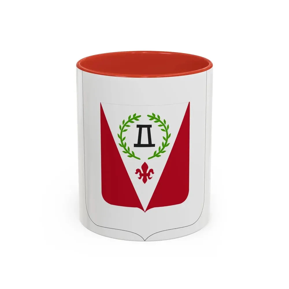 83 Engineer Battalion 2 (U.S. Army) Accent Coffee Mug 11oz Red - Go Mug Yourself
