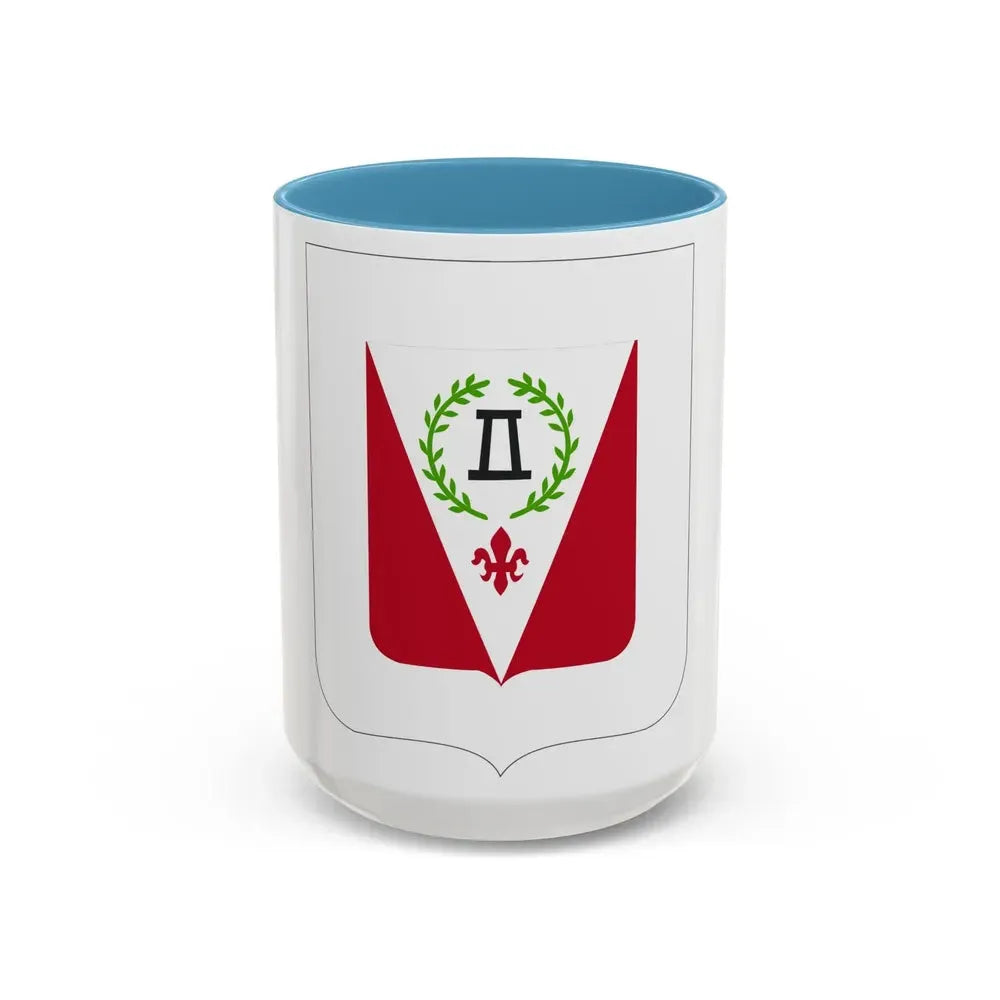 83 Engineer Battalion 2 (U.S. Army) Accent Coffee Mug 15oz Light Blue - Go Mug Yourself