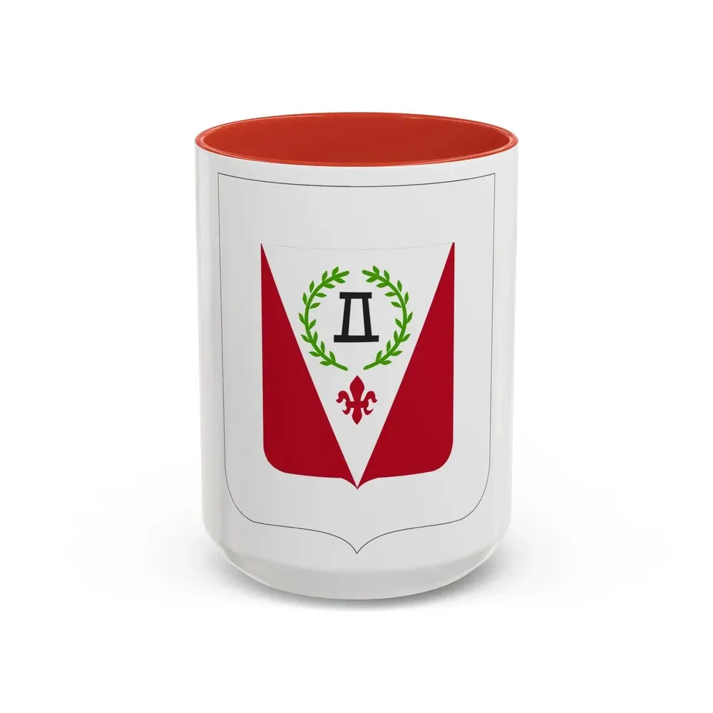 83 Engineer Battalion 2 (U.S. Army) Accent Coffee Mug 15oz Red - Go Mug Yourself
