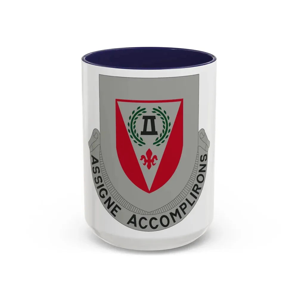 83 Engineer Battalion (U.S. Army) Accent Coffee Mug 15oz Navy - Go Mug Yourself