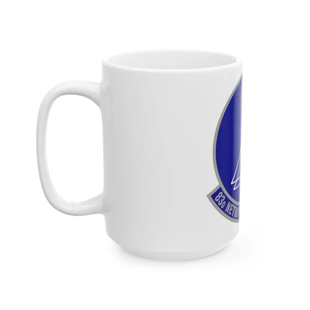 83 Network Operations Squadron ACC (U.S. Air Force) White Coffee Mug - Go Mug Yourself