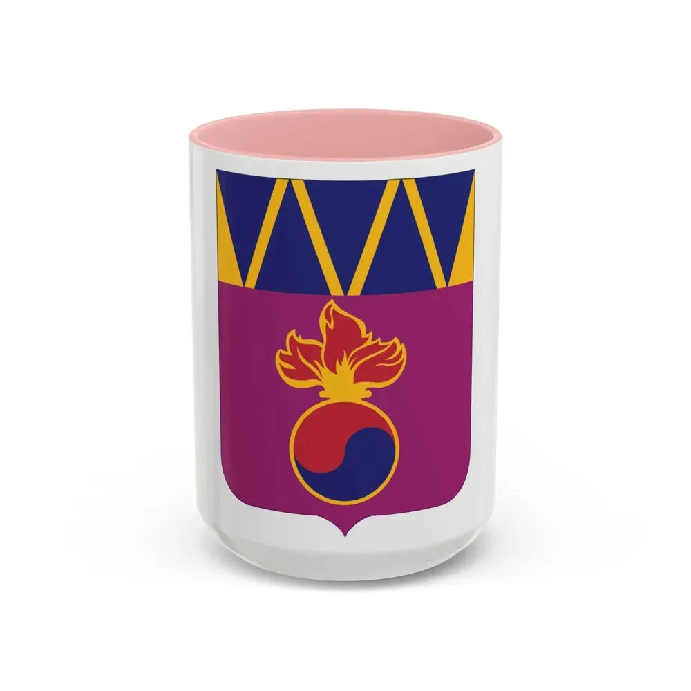 83 Ordnance Battalion 2 (U.S. Army) Accent Coffee Mug 15oz Pink - Go Mug Yourself