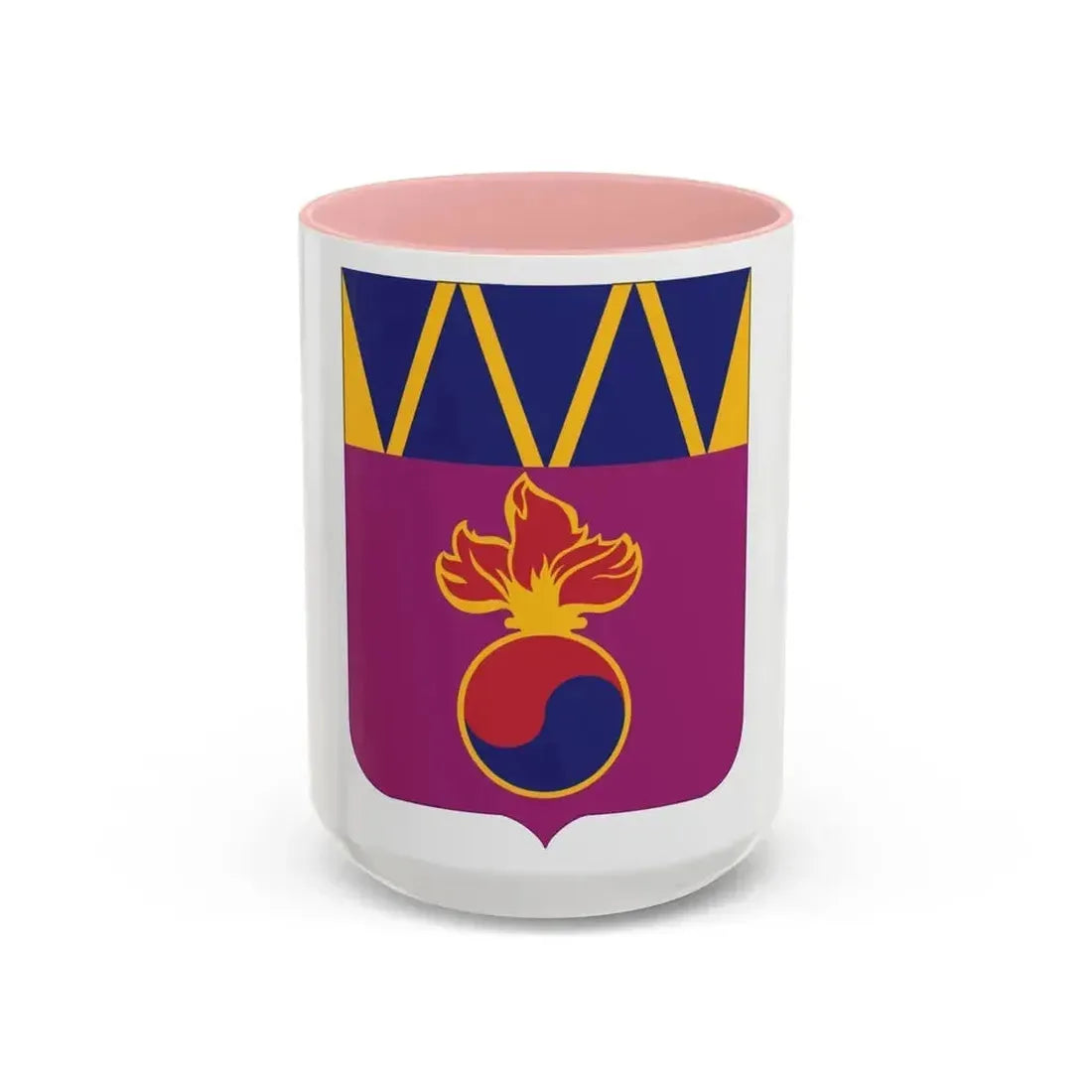 83 Ordnance Battalion 2 (U.S. Army) Accent Coffee Mug 15oz Pink - Go Mug Yourself