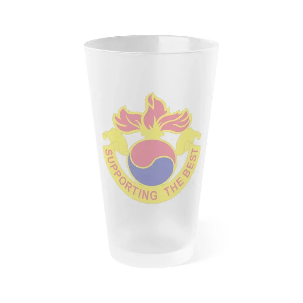 83 Ordnance Battalion (U.S. Army) Frosted Pint Glass 16oz Default Title - Go Mug Yourself