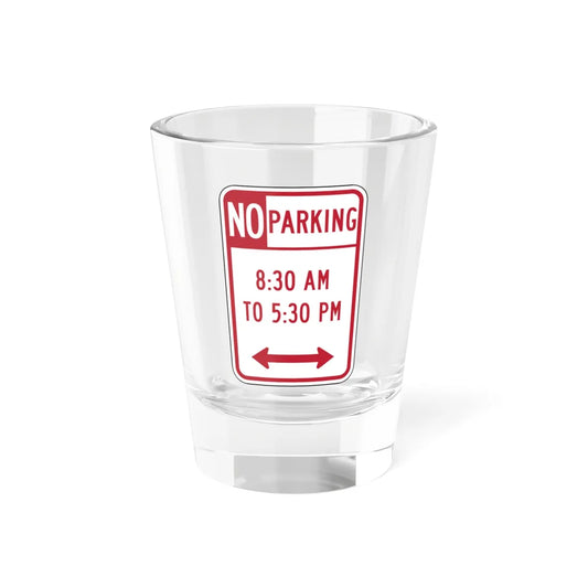 830 AM 10 530 PM Delaware R7-2-DE (Delaware) (Road Sign) Shot Glass 1.5oz 1.5oz - Go Mug Yourself